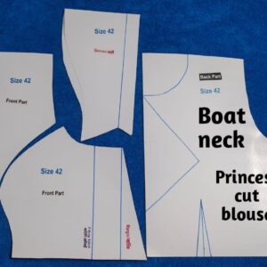 Boat Neck Princes Cut Pattern