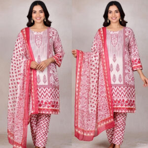Pure Linen Embroidered Kurta Set