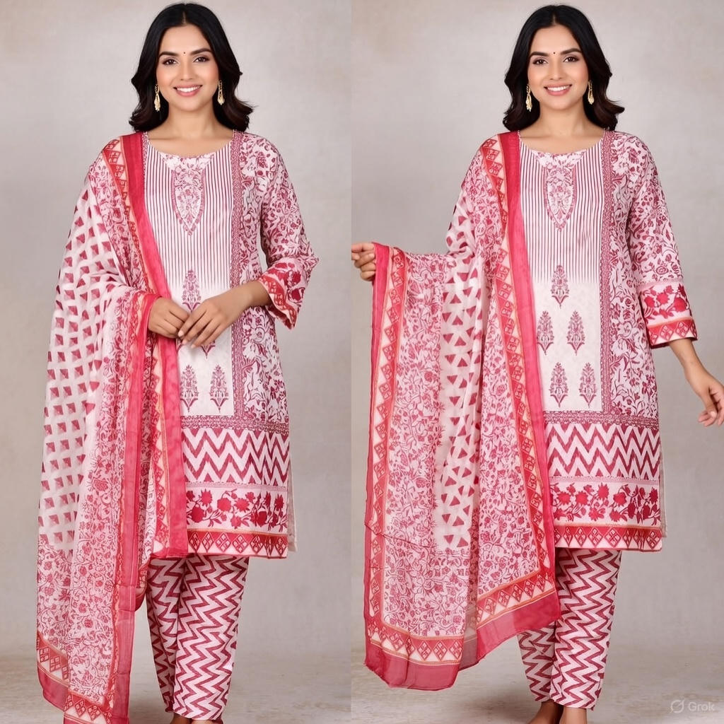 Pure Linen Embroidered Kurta Set